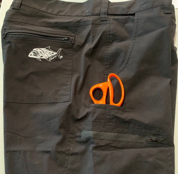 PBF Grey Fishing Shorts w/7 Pockets
